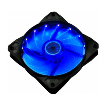 Вентиляторы Eurocase Вентилятор Digma DFAN-LED-BLUE RGB 120мм черный 3-pin 4-pin (Molex) Ret-2