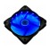 Вентиляторы Eurocase Вентилятор Digma DFAN-LED-BLUE RGB 120мм черный 3-pin 4-pin (Molex) Ret