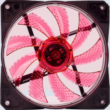 Вентиляторы Eurocase Вентилятор Digma DFAN-LED-RED RGB 120мм черный 3-pin 4-pin (Molex)Ret-1