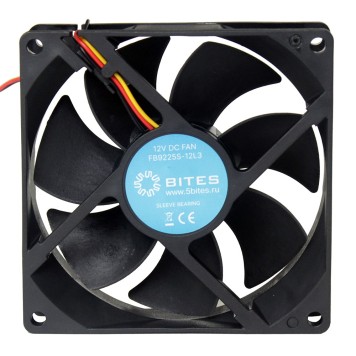 Вентиляторы 5bites Вентилятор FB9225S-12L3 92X25 / SLEEVE / 1800RPM / 3P