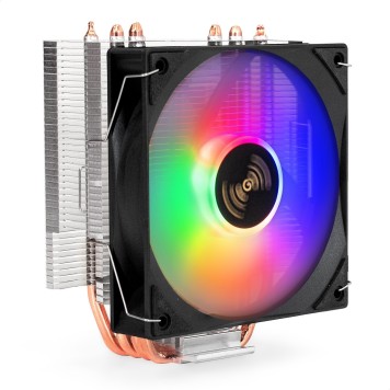 Вентиляторы Exegate EX300297RUS Wizard EXX400V3-PWM.FRGB (Al+Cu, 4 тепл.трубки, LGA775/1150/1151/1155/1156/1200/1700/1851/AM2/AM2+/AM3/AM3+/AM4/AM5/FM1/FM2/754/939/940, TDP 140W, Fan 120mm, PWM, 800-1800RPM, Hydr