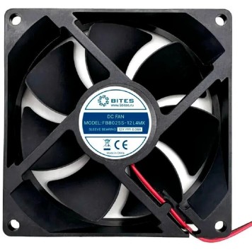 Вентиляторы 5bites Вентилятор FB8025S-12L4MX 80X25 / SLEEVE / 2000RPM / MOLEX / 4P-1