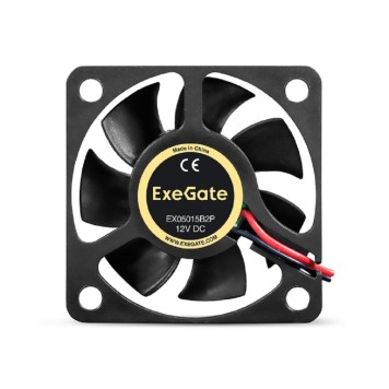 Вентиляторы Exegate EX295222RUS Вентилятор 12В DC ExeGate EX05015B2P (50x50x15 мм, 2-Ball (двойной шарикоподшипник), 2pin, 6000RPM, 33dBA)-1