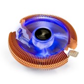 Вентиляторы Exegate EX286153RUS Кулер ExeGate Wizard EE91-Cu.BLUE (Al+Copper, LGA775/1150/1151/1155/1156/1200/AM2/AM2+/AM3/AM3+/AM4/FM1/FM2/754/939/940, TDP 80W, Fan 90mm, 2200RPM, Hydro bearing, 3pin, 22db, 265г