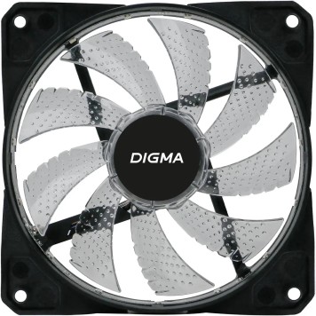 Вентиляторы Eurocase Вентилятор Digma DFAN-FRGB2 RGB 120мм черный 3-pin 4-pin (Molex)  Ret-1