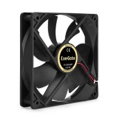 Вентиляторы Exegate EX294048RUS Вентилятор ExeGate EX12025S2P, 120x120x25 мм, Sleeve bearing (подшипник скольжения), 2pin (разъем 2.54; для блоков питания ATX), 1400RPM, 25dBA
