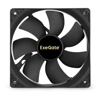 Вентиляторы Exegate EX283393RUS Вентилятор ExeGate E12025S4P-PWM, 120x120x25 мм, подшипник скольжения, 4pin, PWM, 25dBA-1