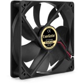 Вентиляторы Exegate EX283395RUS Вентилятор ExeGate ExtraPower EP12025SM, 120x120x25 мм, Sleeve bearing (подшипник скольжения), Molex, 1800RPM, 25dBA