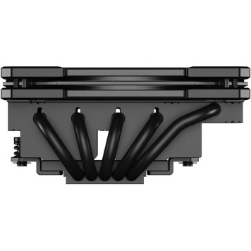 вентилятор Cooler ID-Cooling IS-55 ARGB Black LGA1700/1200/115X/AM5/AM4 высота 55mm (27шт/кор, TDP 125W, PWM, 5 тепл.трубок + медная база, ARGB FAN 120mm, черный) BOX-2