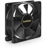 Вентиляторы Exegate EX283378RUS Вентилятор ExeGate E08025B4P-PWM, 80x80x25 мм, двойной шарикоподшипник, 4pin, PWM, 22dBA