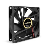 Вентиляторы Exegate EX295240RUS Вентилятор 12В DC ExeGate EX09225S2P (92x92x25 мм, Sleeve bearing (подшипник скольжения), 2pin, 2100RPM, 25dBA)