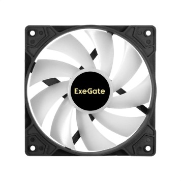 Вентиляторы Exegate EX295967RUS Вентилятор 12В DC с подсветкой ExeGate EX12025H3P4PMY-PWM.ARGB (120x120x25 мм, Hydraulic bearing (гидродинамический), 5V ARGB 3pin, 4pin PWM, 1200RPM, ARGB подсветка, 26dBA)-2