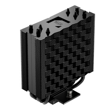 Вентиляторы Кулер PCCooler RT400 BK  S115X/1200/1700/1851/AM4/AM5 (TDP 235W, 1x120mm PWM FAN, 4 тепловые трубки 6мм, 500-2200RPM, 32dBa)-1