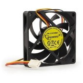 Вентилятор Gembird Вентилятор 70x70x15, втулка, 3pin, провод 25см D7015SM-3