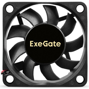 Вентиляторы Exegate EX295225RUS Вентилятор 12В DC ExeGate ExtraPower EP06015S2P (60x60x15 мм, Sleeve bearing (подшипник скольжения), 2pin, 4800RPM, 32dBA) ОЕМ-1