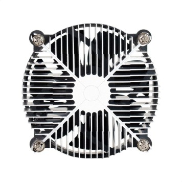 Вентиляторы Exegate EX286141RUS Кулер ExeGate EK-11508.PWM (Al, LGA1150/1151/1155/1156/1200, TDP 75W, Fan 90mm, PWM, 1200-2600RPM, Hydro bearing, 4pin, 11-24db, 285г, с термопастой, на винтах, Retail color box)-2