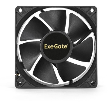 Вентиляторы Exegate EX166174RUS Вентилятор ExeGate Mirage-S 80x80x25 подшипник скольжения, 2000 RPM, 23dB, 3pin-2