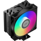 Вентиляторы Кулер PCCooler RT400 BK ARGB S115X/1200/1700/1851/AM4/AM5 (TDP 235W, 1x120mm PWM FAN, 4 тепловые трубки 6мм, 500-2200RPM, 32dBa)