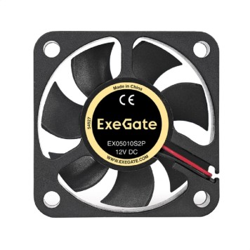 Вентиляторы Exegate EX283365RUS Вентилятор ExeGate EX05010S2P, 50x50x10 мм, подшипник скольжения, 2pin, 4500RPM, 24dBA-1