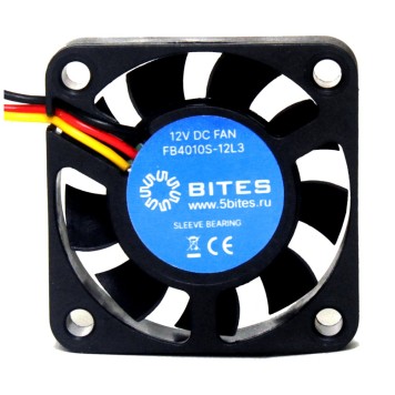 Вентиляторы 5bites Вентилятор FB4010S-12L3 40X10 / SLEEVE / 5000RPM / 3P