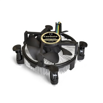 Вентиляторы Exegate EX283277RUS Кулер ExeGate EE97378-PWM, Al + Copper, S1150/1151/1155/1156, TDP 95W, Hydro bearing, 4pin, 23.5db, BOX