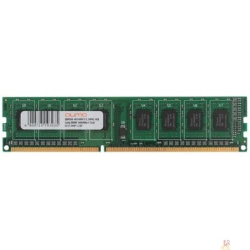 Модуль памяти QUMO DDR3 DIMM 4GB (PC3-12800) 1600MHz QUM3U-4G1600C(N)11L 1.35V
