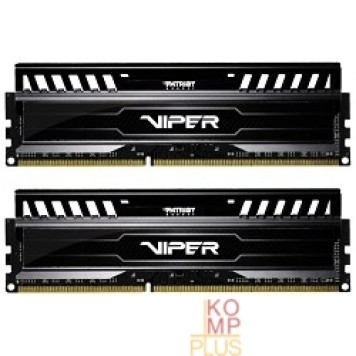 Модуль памяти Patriot DDR3 DIMM 8GB Kit 2x4Gb (PC3-12800) 1600MHz PV38G160C9K Viper3