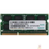 Модуль памяти Apacer DDR3 SODIMM 8GB DV.08G2K.KAM PC3-12800, 1600MHz, 1.35V