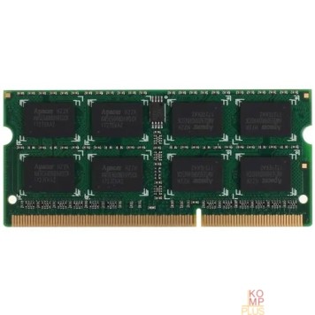 Модуль памяти Apacer DDR3 SODIMM 8GB DV.08G2K.KAM PC3-12800, 1600MHz, 1.35V-1