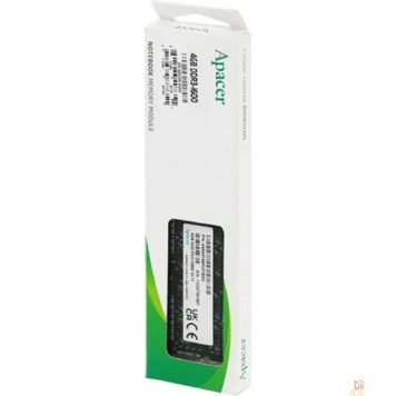 Модуль памяти Apacer DDR3 SODIMM 4GB DS.04G2K.KAM PC3-12800, 1600MHz-2