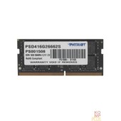 Модуль памяти Память DDR4 16Gb 2666MHz Patriot PSD416G26662S RTL PC4-21300 CL19 SO-DIMM 260-pin 1.2В dual rank
