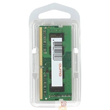 Модуль памяти QUMO DDR4 SODIMM 16GB QUM4S-16G2666P19 PC4-21300, 2666MHz-1