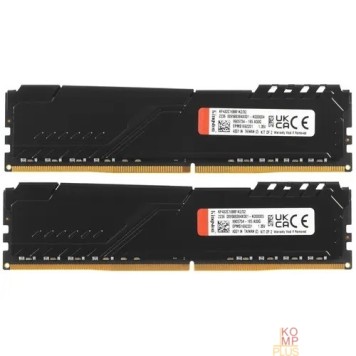 Модуль памяти Kingston DDR4 DIMM 32GB Kit 2x16Gb KF432C16BB1K2/32 PC4-25600, 3200MHz, CL16-1