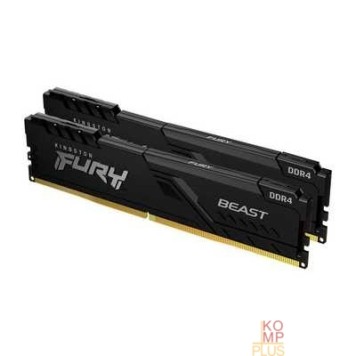 Модуль памяти Kingston DRAM 64GB 3200MHz DDR4 CL16 DIMM (Kit 2x32Gb) KF432C16BBK2/64