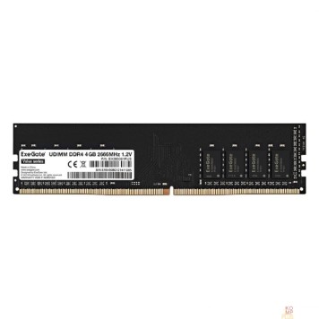 Модуль памяти Exegate EX283081RUS Модуль памяти ExeGate Value DIMM DDR4 4GB <PC4-21300> 2666MHz