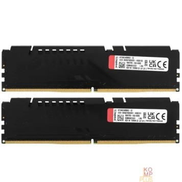 Модуль памяти Kingston DDR5 32GB Kit (2x16Gb) 5600 MT/s CL40 KF556C40BBK2-32-1