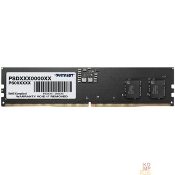 Модуль памяти Patriot DDR5 8GB 4800 MT/s CL40 PSD58G480041