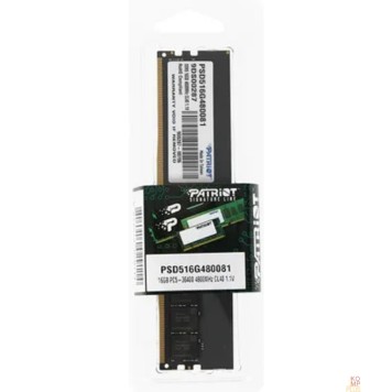 Модуль памяти Patriot DDR5 16GB 4800 MT/s CL40 PSD516G480081-2