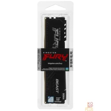 Модуль памяти Kingston DDR4 DIMM 16GB KF432C16BB/16 PC4-25600, 3200MHz, CL16-2