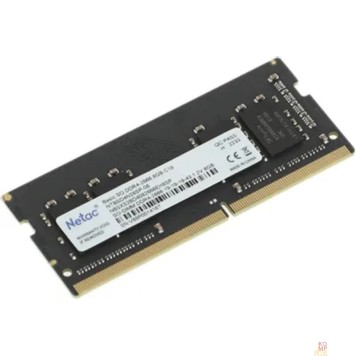 Модуль памяти Память SO-DIMM DDR4 8Gb PC21300 2666MHz CL19 Netac 1.2V (NTBSD4N26SP-08)-1