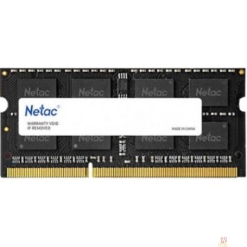Модуль памяти Память SO-DIMM DDR3L 8Gb PC12800 1600MHz CL11 1.35V Netac (NTBSD3N16SP-08)