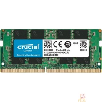 Модуль памяти Crucial DDR4 SODIMM 16GB CT16G4SFS832A PC4-25600, 3200MHz  OEM
