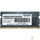 Модуль памяти Память DDR5 8Gb 4800MHz Patriot PSD58G480041S RTL PC5-38400 CL40 SO-DIMM 260-pin 1.1В single rank