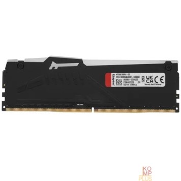Модуль памяти Kingston 32GB 5600MT/s DDR5 CL40 DIMM FURY Beast RGB KF556C40BBA-32-1