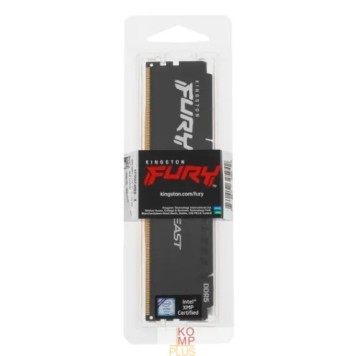 Модуль памяти Kingston DRAM 8GB 5600MT/s DDR5 CL40 DIMM FURY Beast Black KF556C40BB-8-2