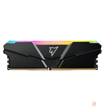 Модуль памяти Модуль памяти DDR4 Netac Shadow RGB 8GB 3200MHz CL16 1.35V / NTSRD4P32SP-08E / Gray / with radiator