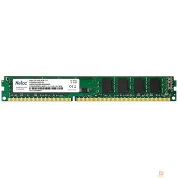 Модуль памяти Память DIMM DDR3 8Gb PC12800 1600MHz CL11 Netac 1.5V (NTBSD3P16SP-08)