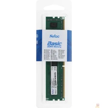 Модуль памяти Память DIMM DDR3 8Gb PC12800 1600MHz CL11 Netac 1.5V (NTBSD3P16SP-08)-2