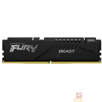 Модуль памяти Kingston DRAM 16GB 5200MT/s DDR5 CL40 DIMM (Kit of 2) FURY Beast Black KF552C40BBK2-16