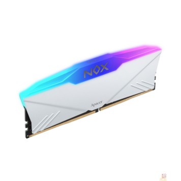 Модуль памяти Apacer DDR4 DIMM 16GB AH4U16G32C28YNWAA-1 C4-25600, 3200MHz, CL16, NOX RGB WHITE AURA2-2